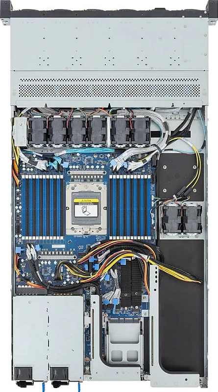 Server barebone Gigabyte R163-ZG2-AAJ2, Rack 1U, Socket SP5