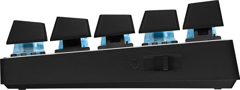 Tastierë gaming wireless Logitech PRO X 60 LIGHTSPEED, mekanike GX Brown, 60%, RGB, Nordic QWERTY, e zezë