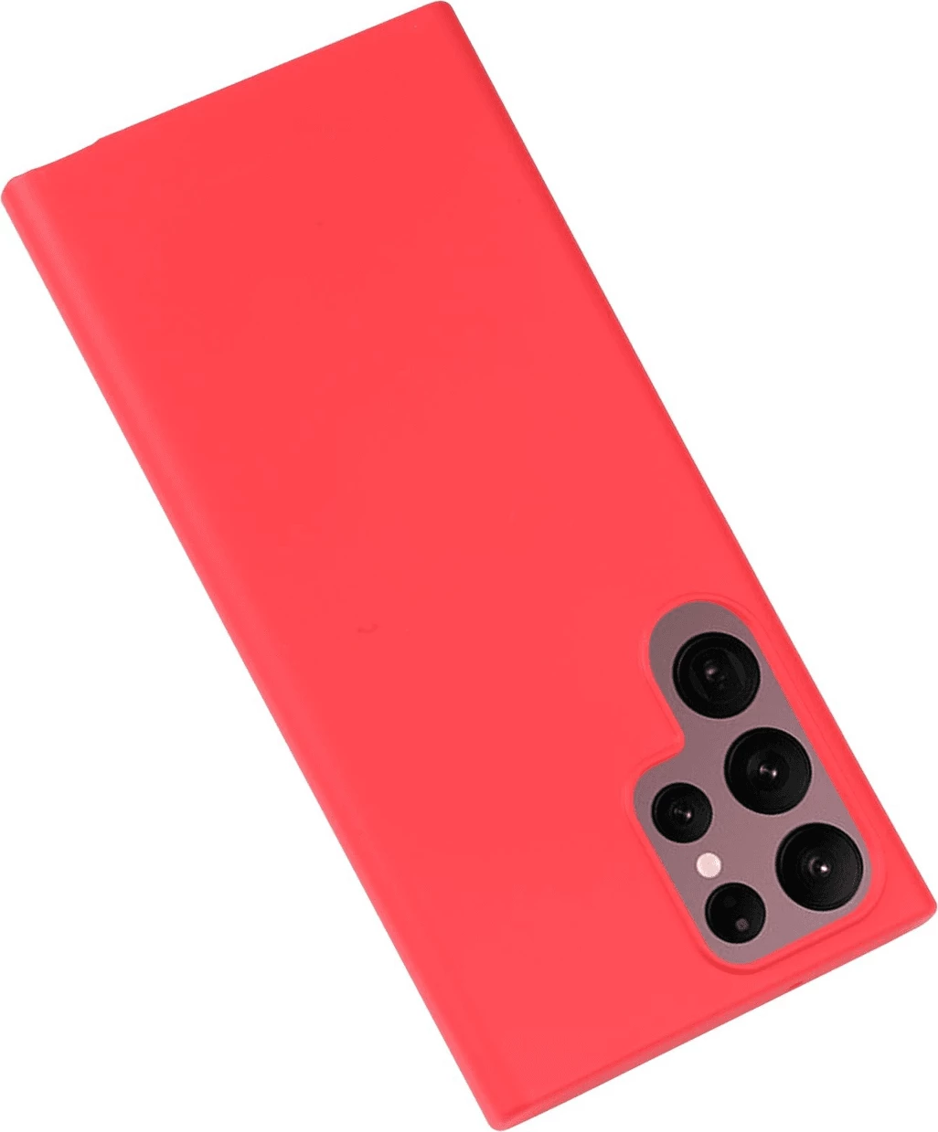 Mbështjellës Goospery 17756 Soft Feeling silikon për Samsung Galaxy S23 Ultra 5G, e kuqe e errët