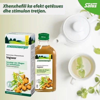 Tonik organik me xhenxhefil SALUS Ingwer, 200 ml