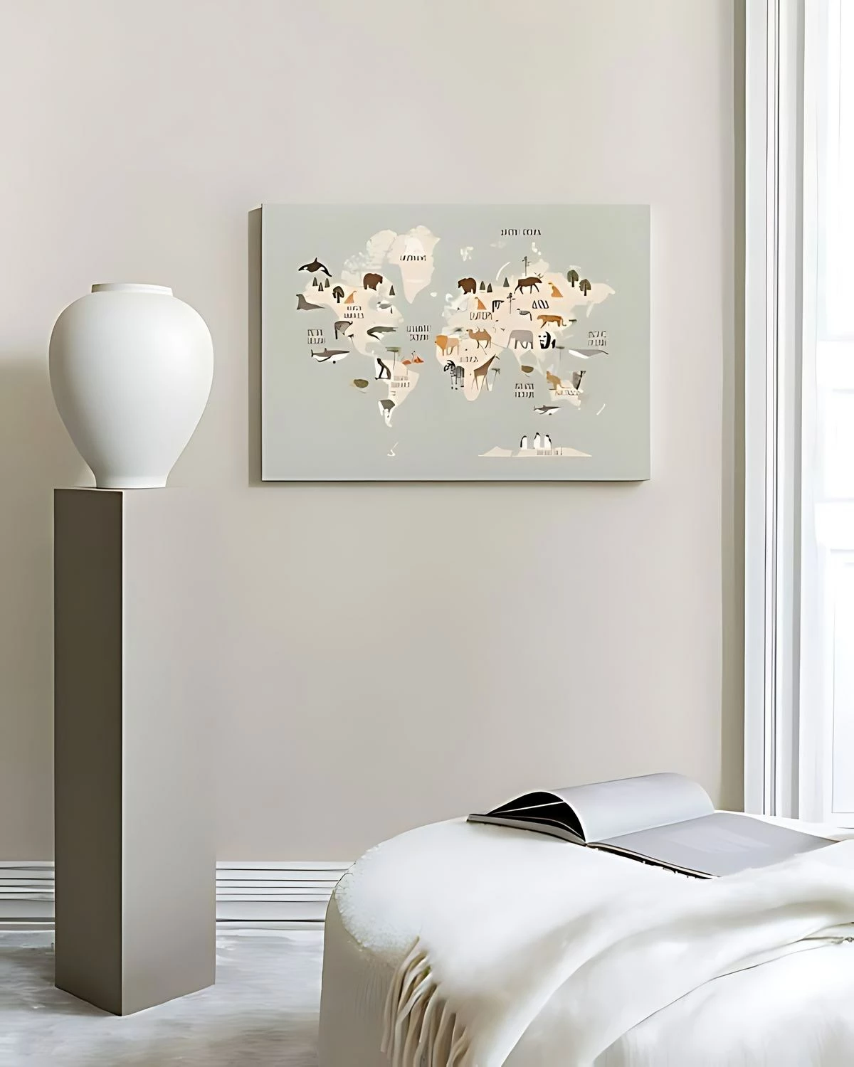 Pikturë dekorative në kanavacë, Wallity Artcanvas8, shumëngjyrëshe, 40x60cm