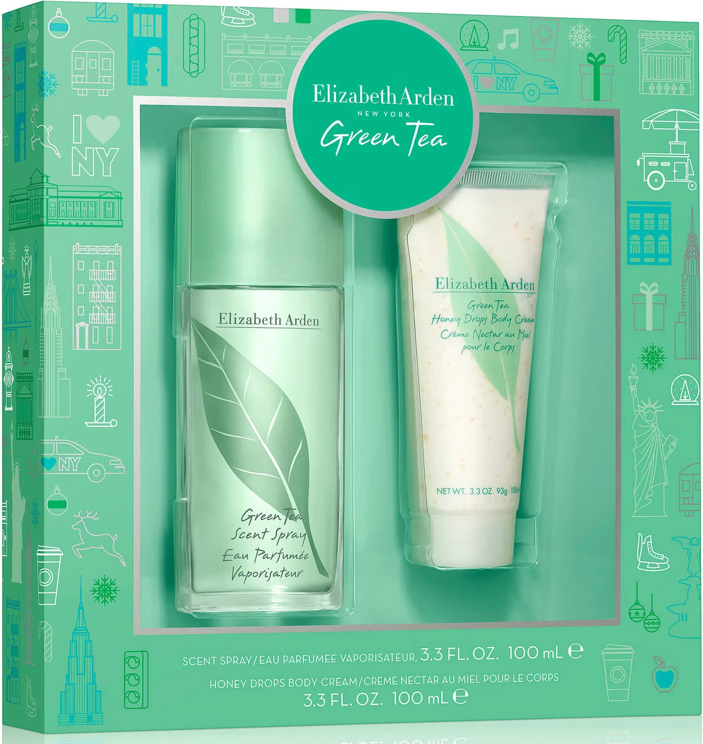 Set Elizabeth Arden Green Tea, 2 x 100ml