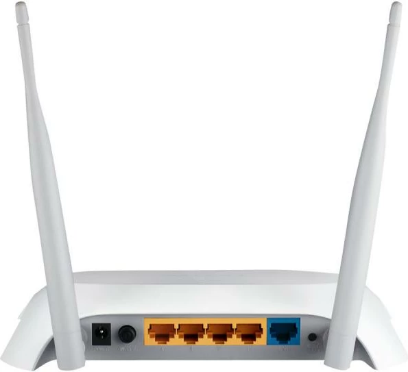 Router Wi‑Fi, TP-Link TL-MR3420, 300Mbps Wireless N, hotspot 3G/4G me USB, me dy antena, i bardhë