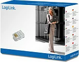 Konektor modular RJ12 6P6C LogiLink, unshielded, 100 copë