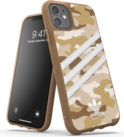 Mbështjellës Adidas OR Moulded Case CAMO WOMAN për iPhone 11 Pro, kafe