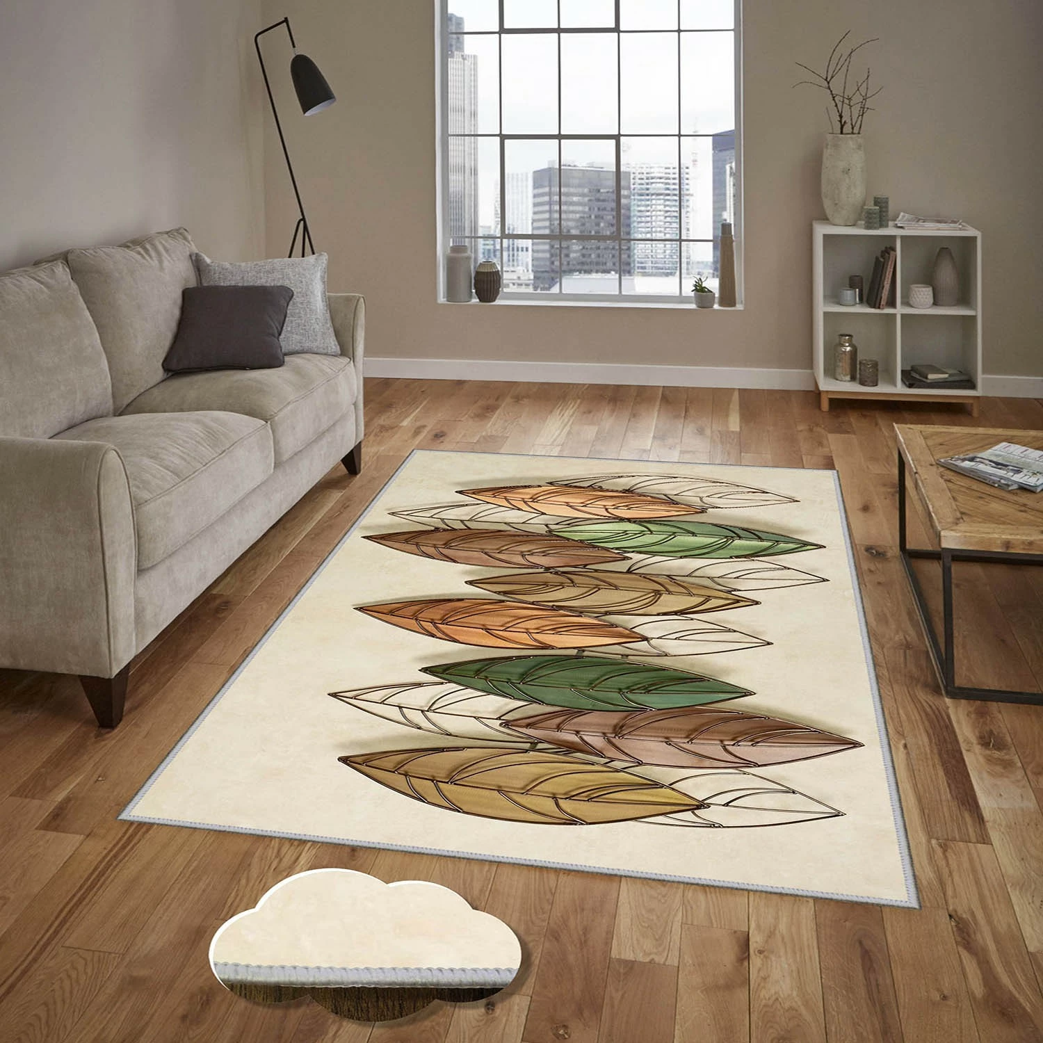 Qilim për korridor, shumëngjyrësh, Conceptum Hypnose, Eexfab822, 100x200cm