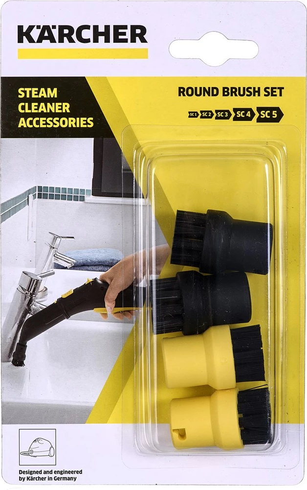 Set brushash për pastrues me avull KARCHER 2.863-264.0, e zezë