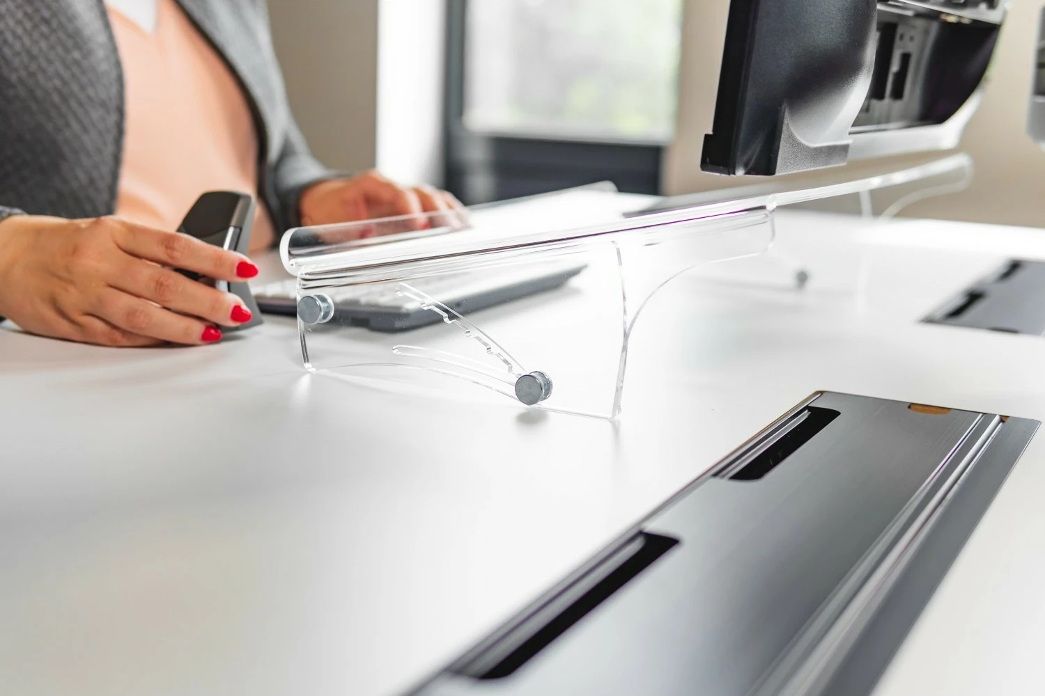 Mbajtës dokumentesh BakkerElkhuizen Q-doc 515, transparent