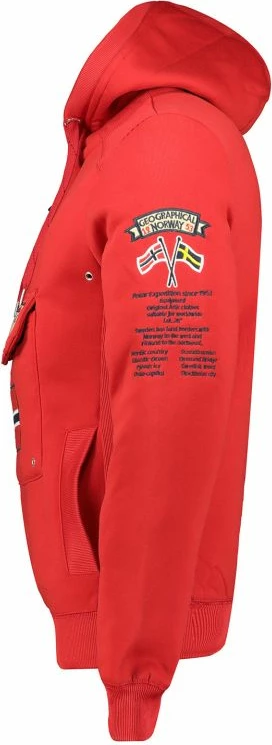 Duks për meshkuj Geographical Norway Gymclass DB 054 M WW2485H/GN, i kuq