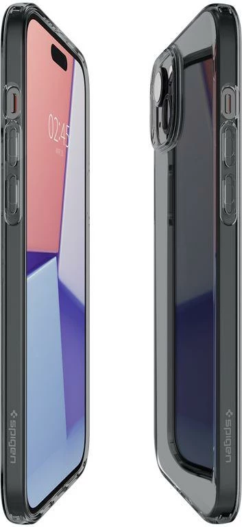 Mbështjellës Spigen Crystal Flex për iPhone 15 Plus, Gri-Transparent
