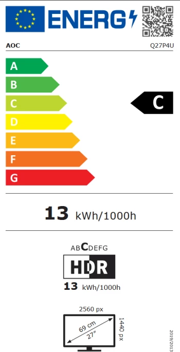 Monitor AOC Q27P4U 27\" IPS QHD 120Hz USB-C, i zi