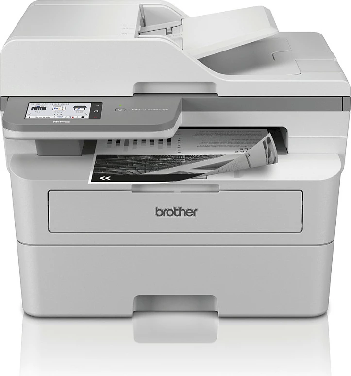 Printer multifunksional Brother MFC-L2960DW, laser mono, A4, duplex, Wi‑Fi/Ethernet, e bardhë