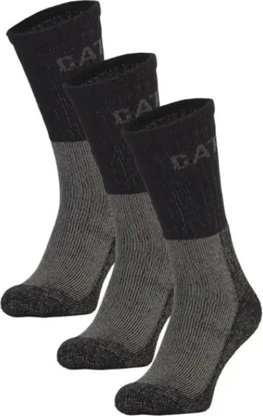 Çorape pune CAT DY271A, 39/42, Heavy Duty, 3 palë, të zeza