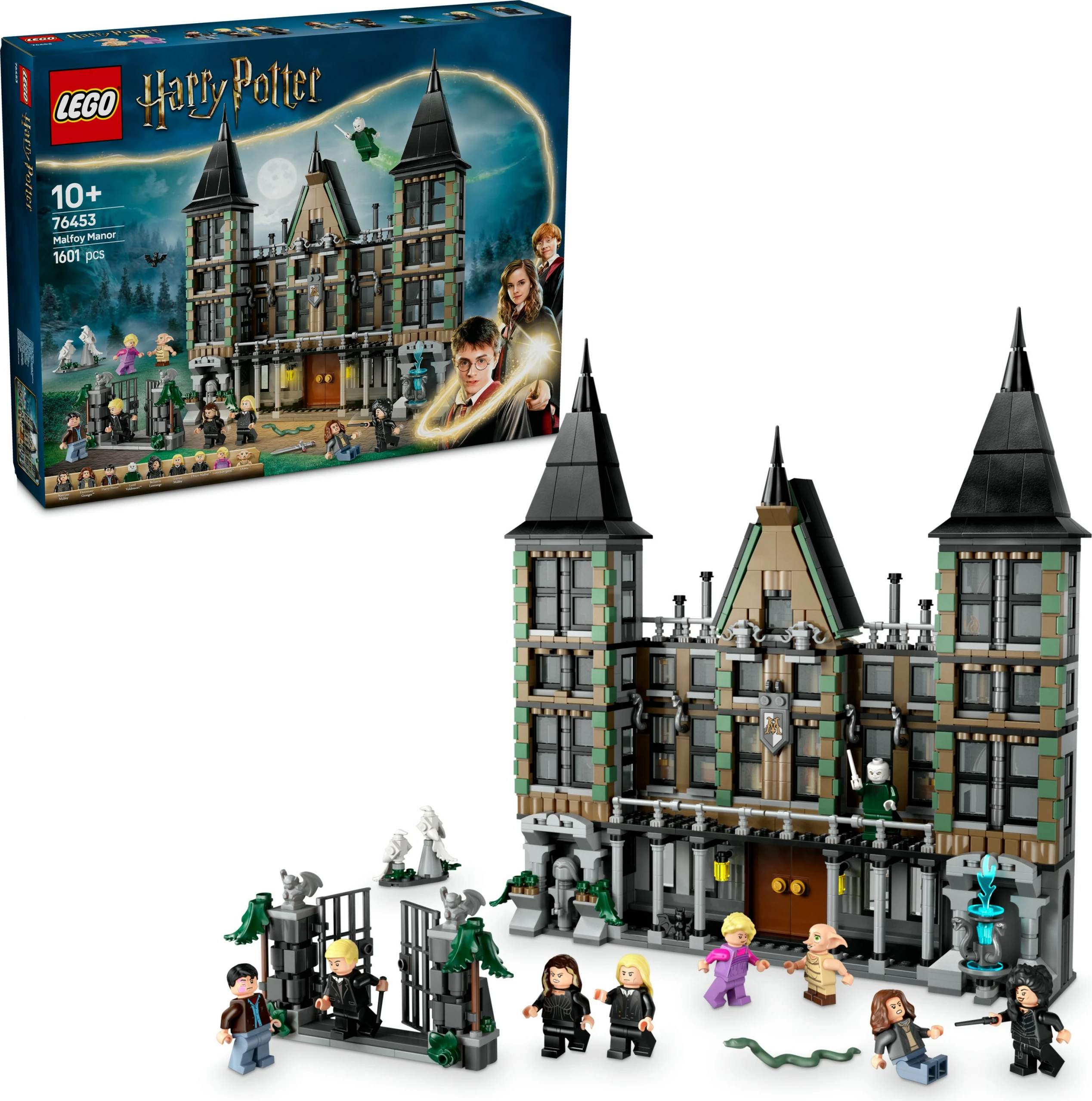 Set ndërtimi LEGO Harry Potter Landsitz der Familie Malfoy 76453, shumëngjyrësh