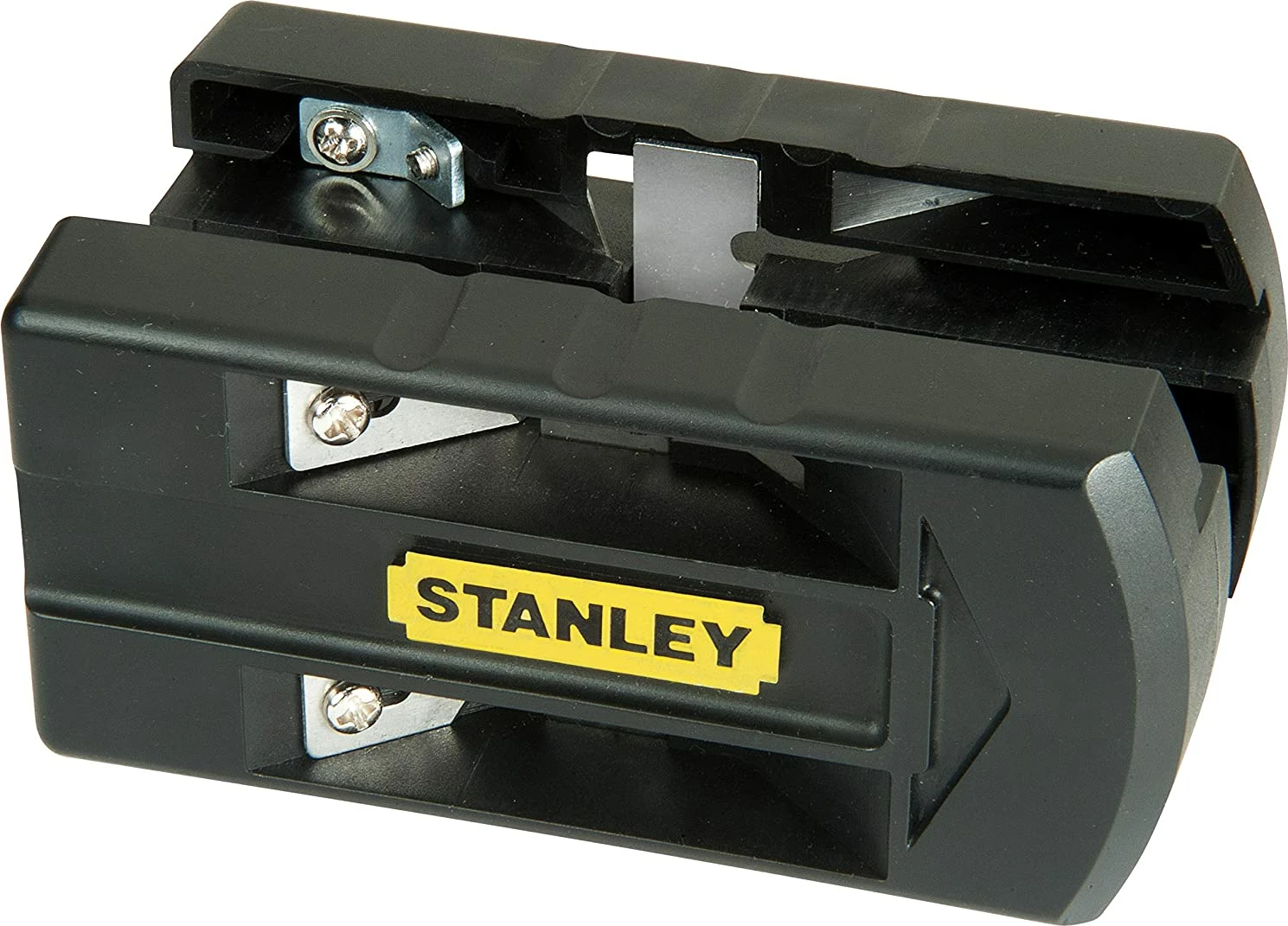 Trimer për laminate Stanley STHT0-16139, rregullim 12.7–25.4 mm, prerje të drejta & të pjerrëta, zi/verdhë