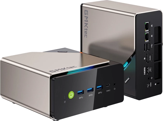 Kasë mini PC GMKtec EVO-T1, Intel Ultra 9 285H, 64GB RAM, 1TB SSD, zi