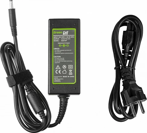 Karikues laptopi Green Cell PRO 45W 19.5V 2.31A për Dell XPS/Inspiron, i zi