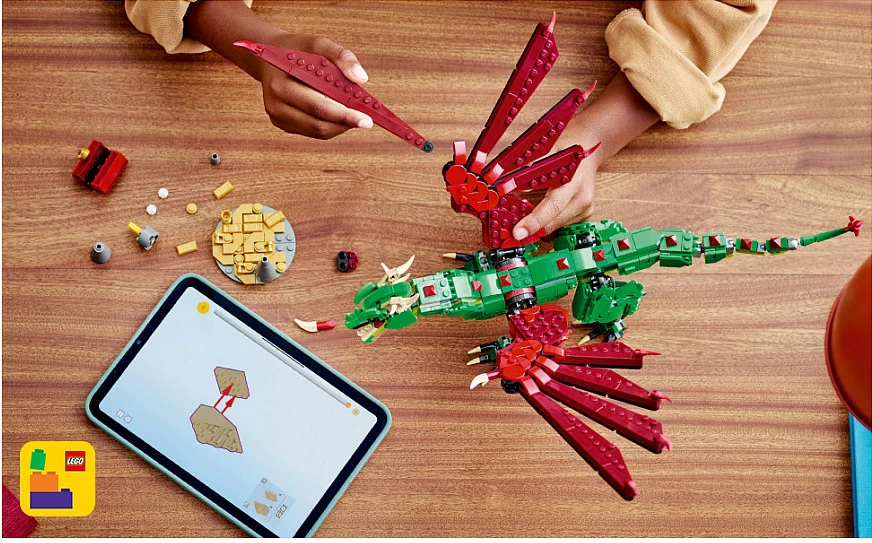 Set ndërtimi LEGO Creator Green Dragon 31161, shumëngjyrësh