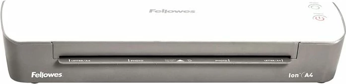 Laminator Fellowes Ion A4, 80-125 mikron, 4 min parangrohje, 2 rula, gri/bardhë, 1 copë