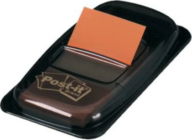 Shirita indeksi ngjitës, 3M Post-it, 680-4, me shpërndarës, portokalli