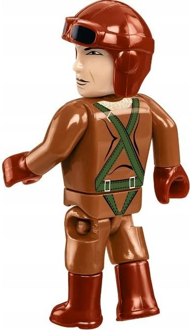 Set kockash ndërtimi Cobi Historical Collection WWII Kawasaki KI-61-I Hien (Tony) 5740, 324 pjesë, shkallë 1:32, me figurë piloti dhe bazë ekspozimi