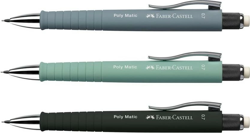 Laps mekanik FABER-CASTELL Poly Matic 0.7, gri