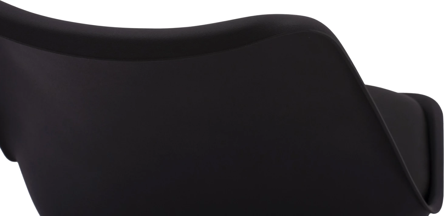 Karrige për bar Vegas FH8000.12, ngjyrë e zezë, 48x58x105 cm, set prej 4 copash