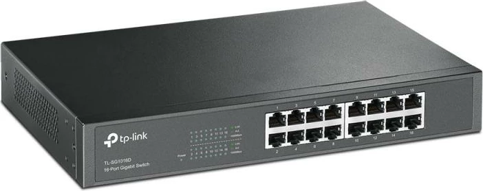 Switch, TP-Link, TL-SG1016D, 16 porta Gigabit 1Gbps