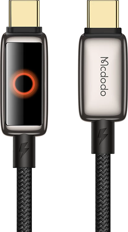 Kabllo USB-C në USB-C Mcdodo CA-6680, 1.2m, e zezë