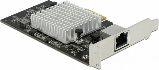 Kartë rrjeti PCIe DeLOCK AQC113CS, 1x RJ45, 10GbE, NBASE-T, e zezë