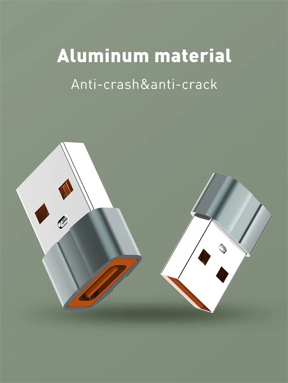 Adapter OTG LDNIO LC150 USB-A në USB-C, USB 3.0, gri