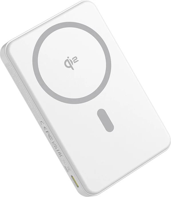 Powerbank Baseus Airpow2 Qi2, 10000mAh, 22.5W, e bardhë