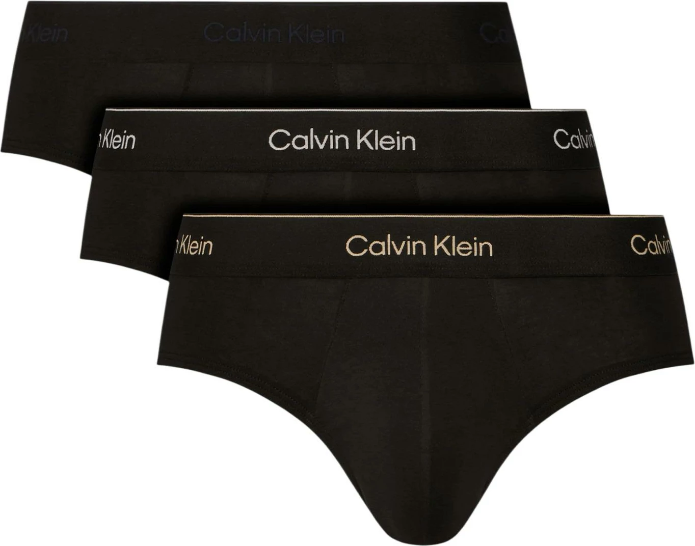 Të brendshme për meshkuj Calvin Klein Underwear Hip Brief LV00NB4388, të zeza/vjollcë