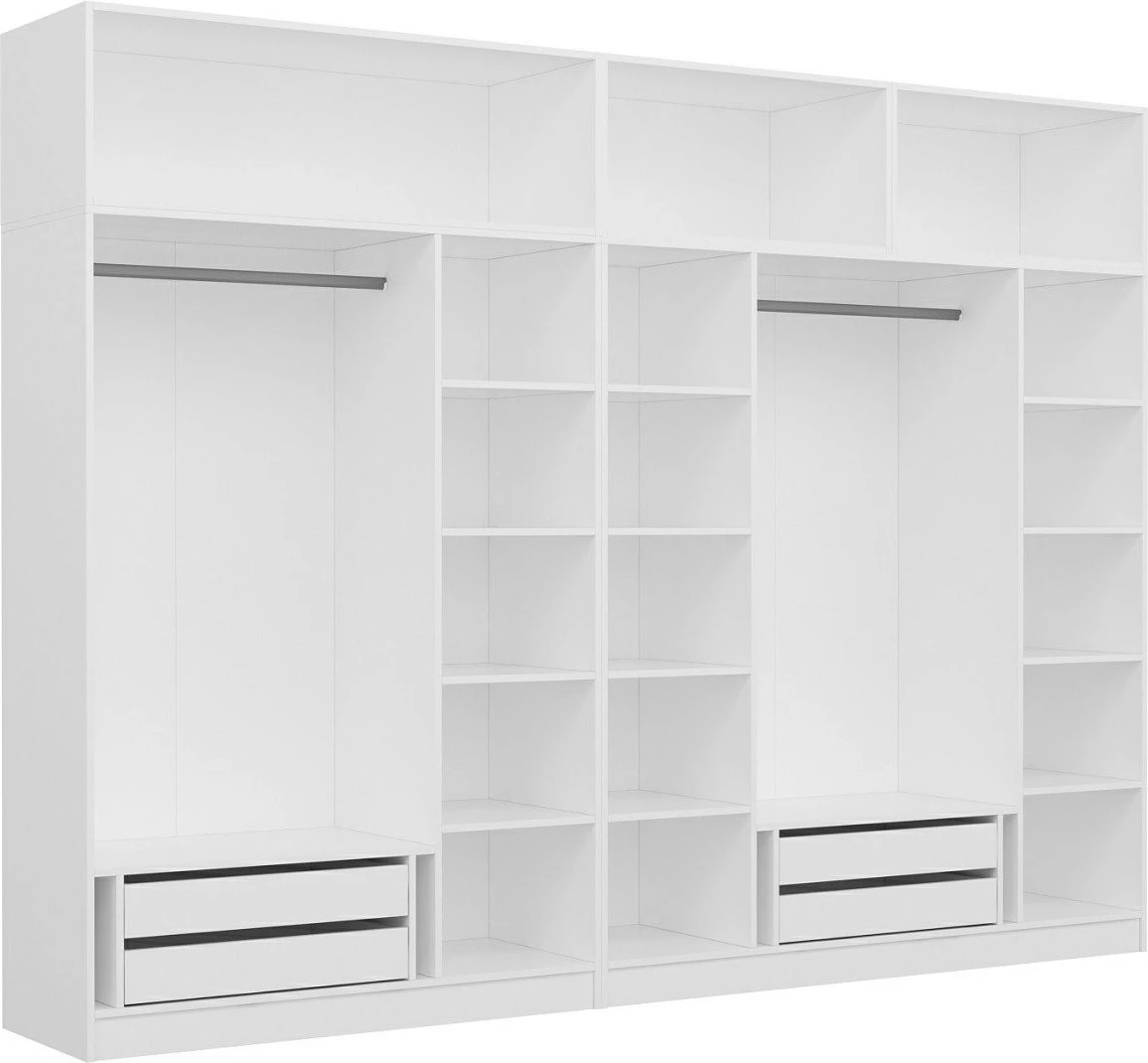 Dollap për rroba Skye Decor, i bardhë, 5232