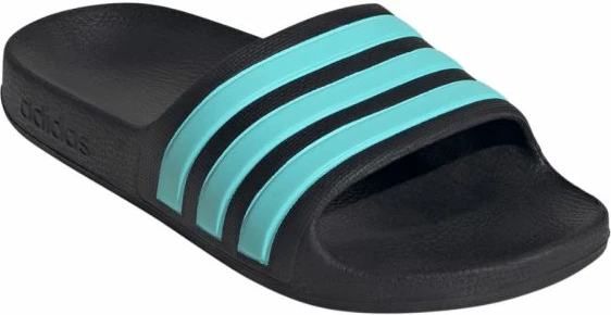 Shapka për fëmijë adidas Adilette Aqua JS2497, të zeza dhe blu [Madhësia: 28]