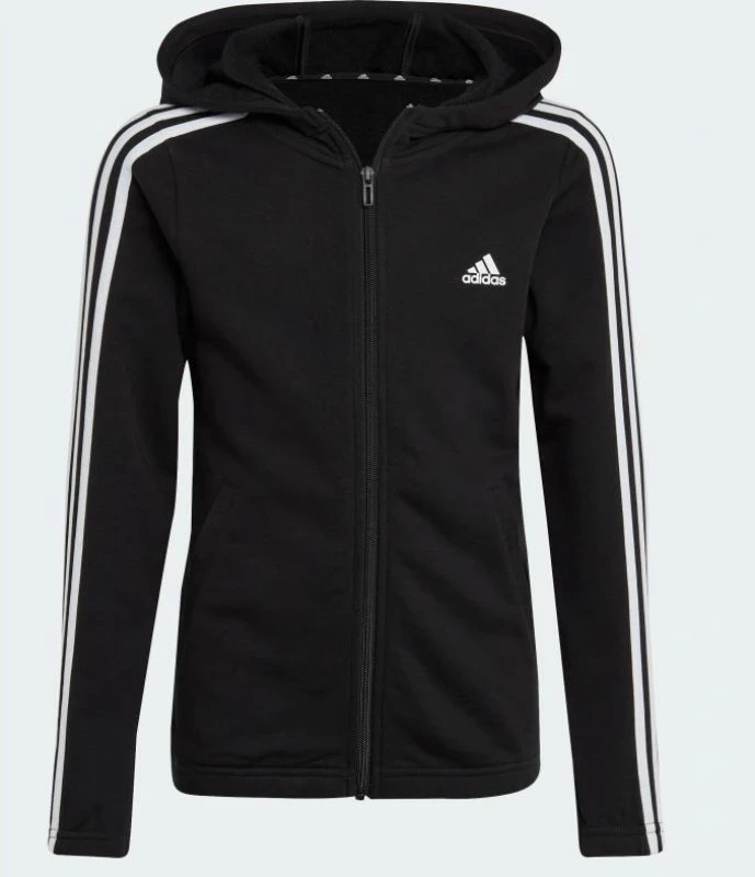 Duks me kapuç adidas për fëmijë, i zi [Madhësia: 140 cm]