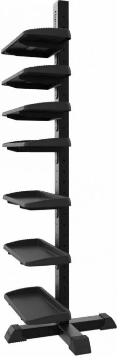 Raft universal për pajisje fitnesi tiguar, i zi