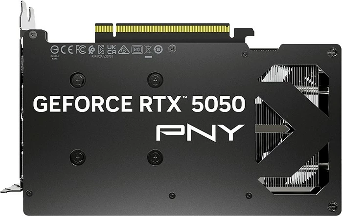 Kartelë grafike PNY RTX 5050, 8GB GDDR6, dual fan, e zezë