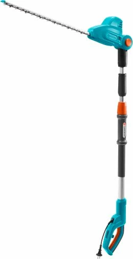 Gërshërë elektrike për shkurre Gardena THS 500/48, 500 W, 48 cm, shtyllë teleskopike, turkez/portokalli
