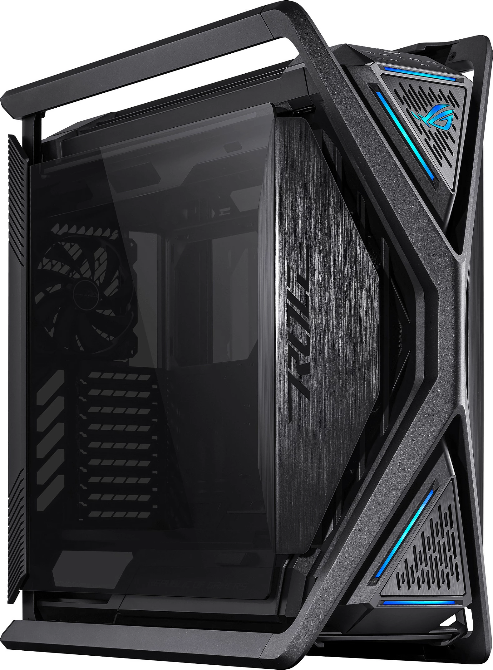 Kasë ASUS ROG Hyperion GR701 BTF Edition, Tower, RGB, xham i temperuar, e zezë/transparent