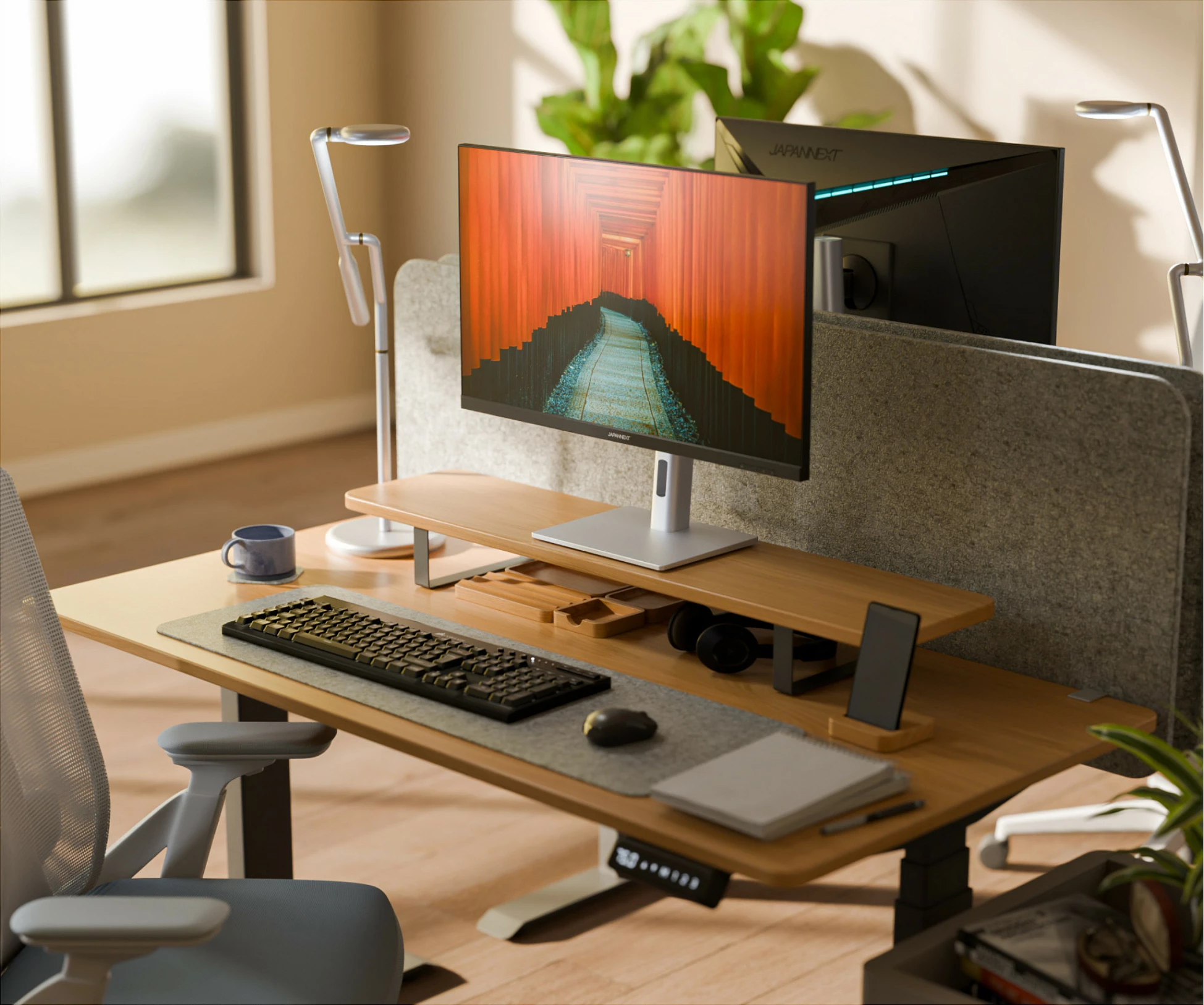 Monitor JAPANNEXT JN-IPS275K-HSPC9, 27", 5K 5120x2880, IPS, FreeSync, HDR, zi/argjend
