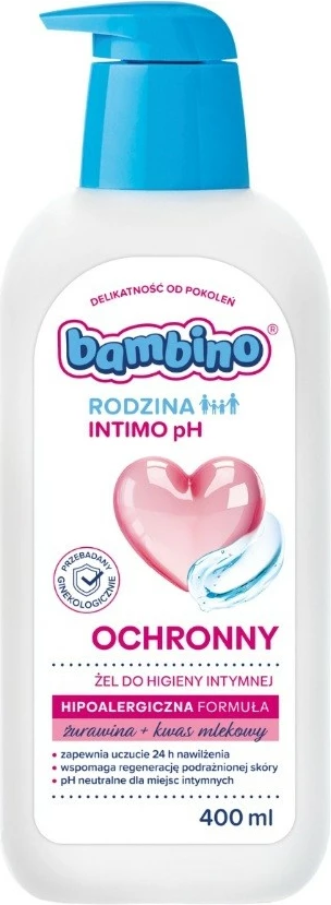 Xhel për higjienë intime Bambino Intimo pH Protective 400ml