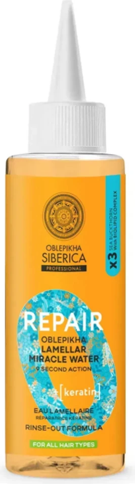 Ujë lamelar për flokë Natura Siberica Oblepikha Repair për femra, 200ml