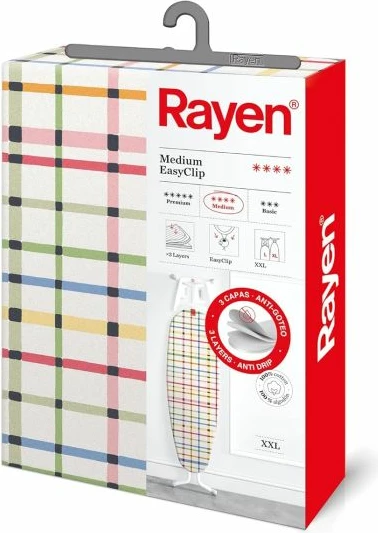 Mbulesë universale për dërrasë hekurosjeje Rayen 611702 145x46 cm, shumëngjyrëshe