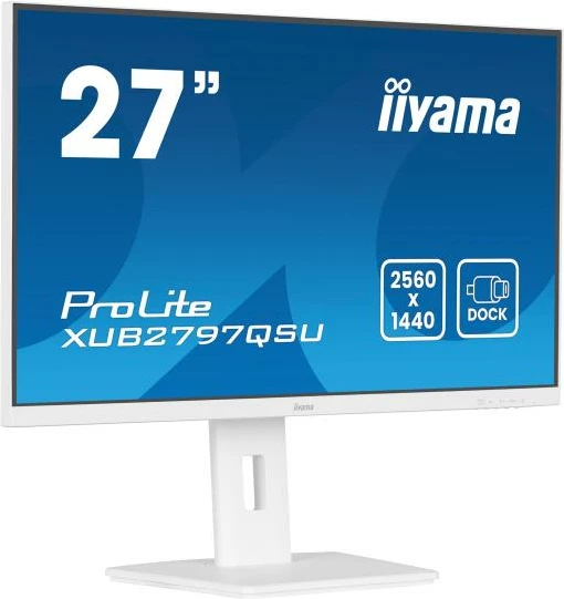 Monitor iiyama ProLite XUB2797QSU-W2 27" QHD IPS 100Hz, i bardhë