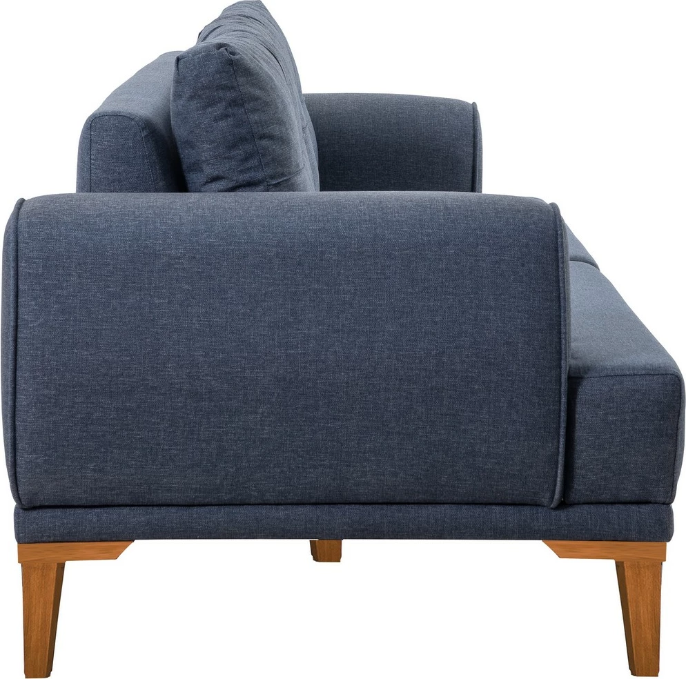 Set divanësh Atelier del Sofa, Vina, ngjyrë kaltër e errët, këmbë druri Atlantic Pine
