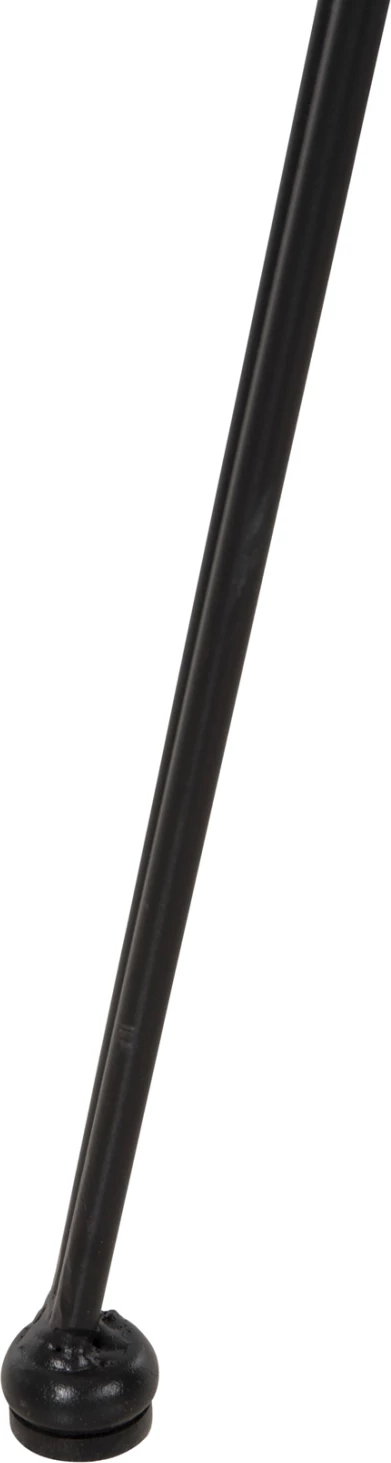 Tavolinë ovale për jashtë ALLEGRA FH5695.11, ngjyrë beix, metal i zi, 100x45x51,5H cm