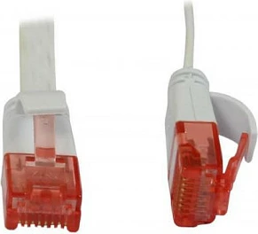 Kabllo rrjeti Synergy21 CAT6 RJ45, 7.5m, UTP, e sheshtë, e bardhë