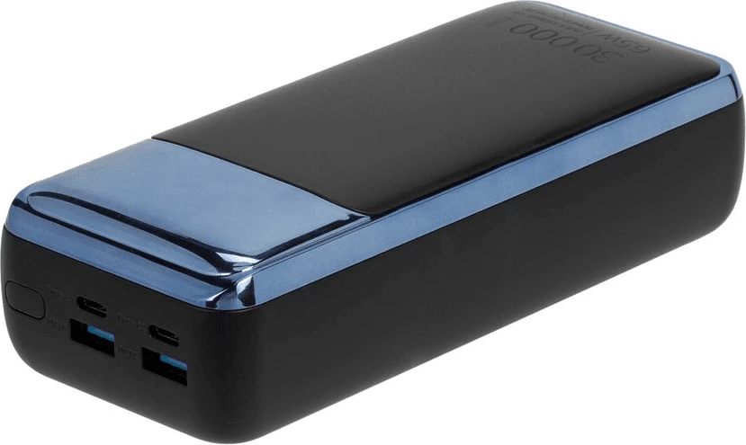 Powerbank RIVACASE VA1080 30000 mAh 65W (për laptop), i zi