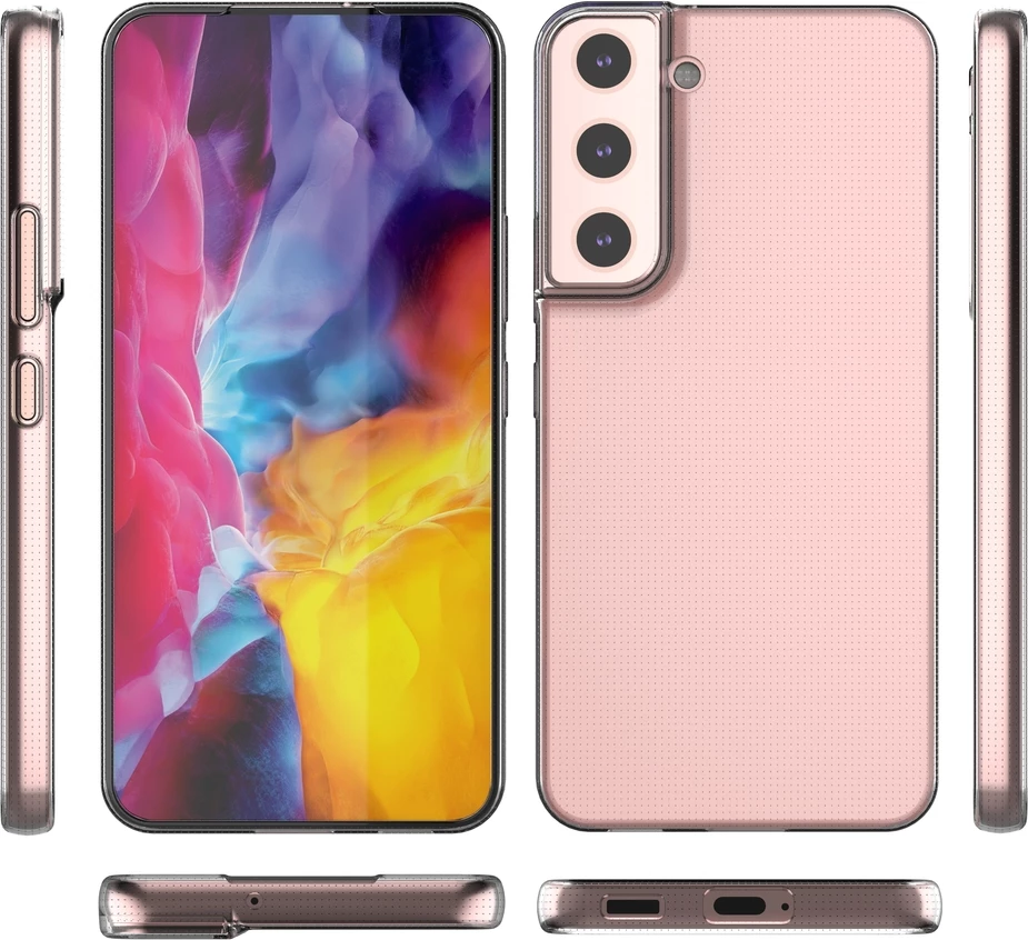 Mbështjellës Hurtel Ultra Clear 0.5mm për Samsung Galaxy S22+, Transparent